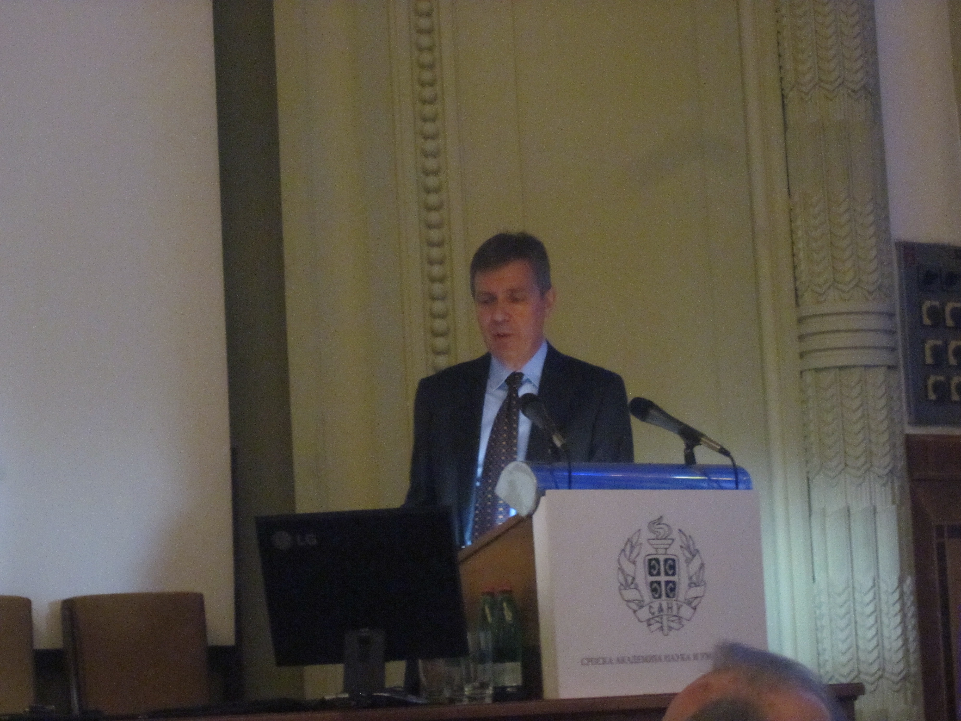 Picture of Dr Mihaljevic Talk regarding the Award